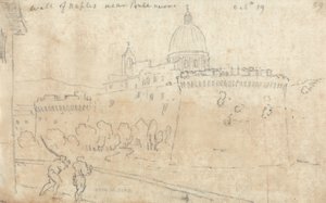 Il muro di Napoli vicino a Ponte Nuovo da John Robert Cozens
